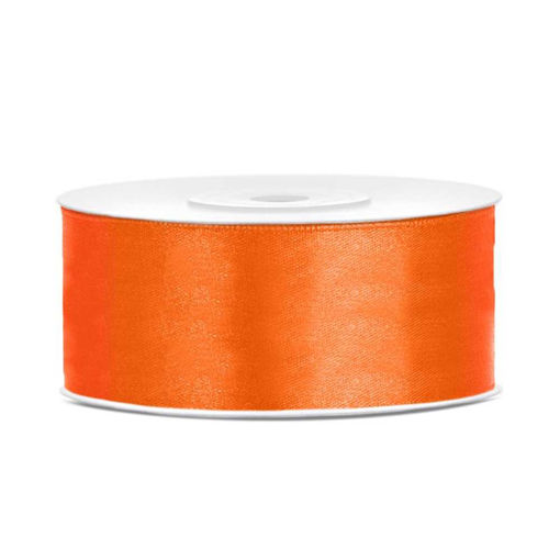 Picture of SATIN RIBBON ORANGE 25MM PER METRE